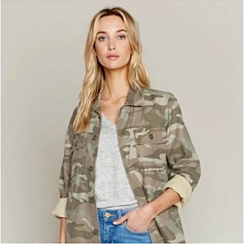 Camo shacket